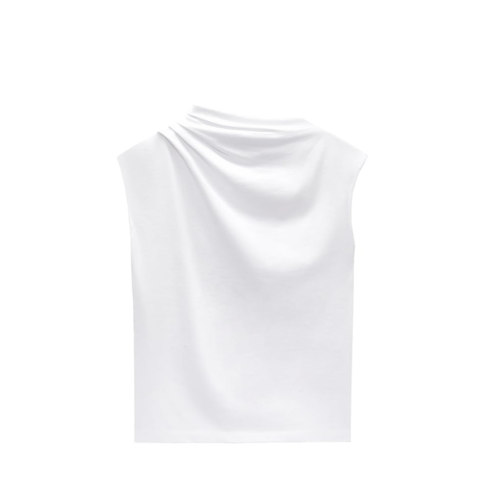 Zara pleated shirt